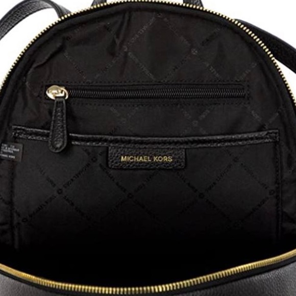 MICHAEL MICHAEL KORS: Erin Pebbled Leather Backpack / Medium - Picture 12 of 12